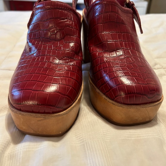 Charlotte Stone size 9 Bonnie in red crocodile leather - Picture 9 of 11